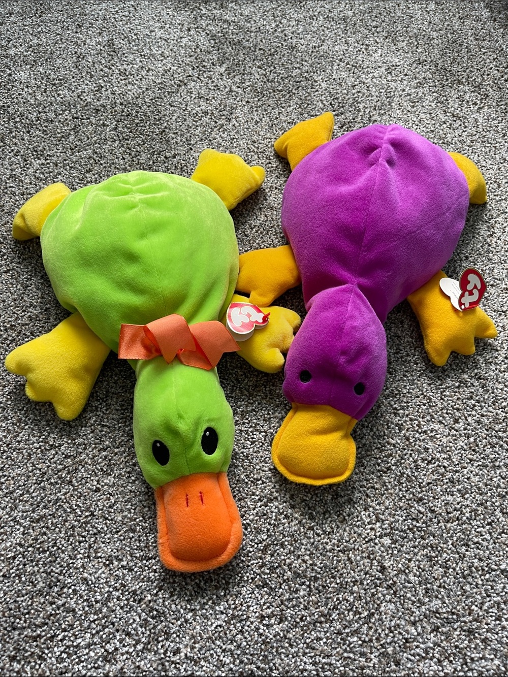 Ty Beanie Baby Pillow Pal ‘Paddles’